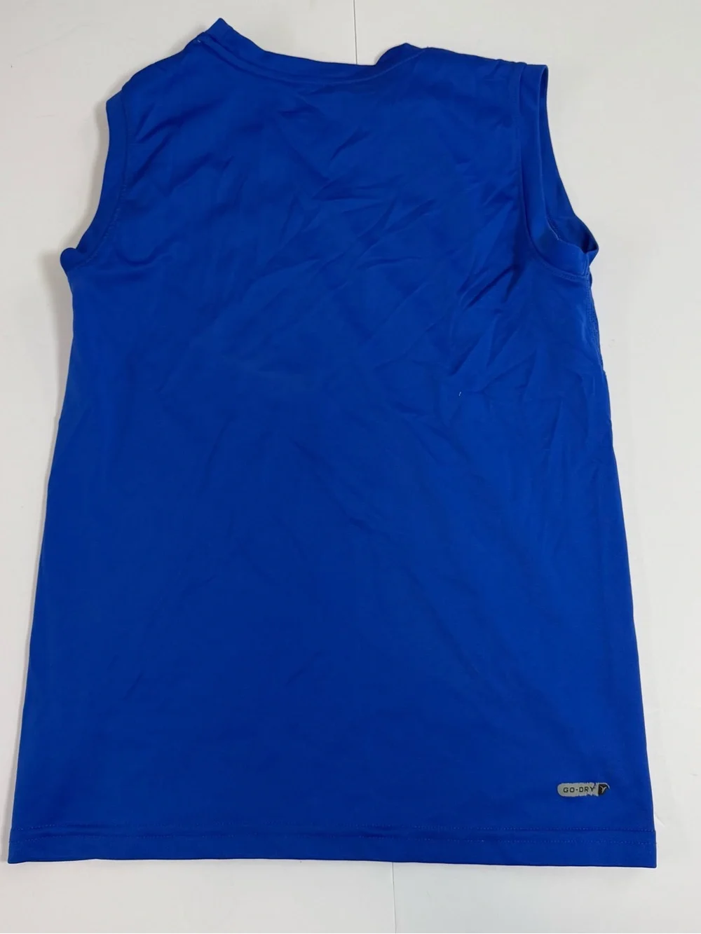 Old Navy Royal Blue Active Tee size M 8 black gradient performance